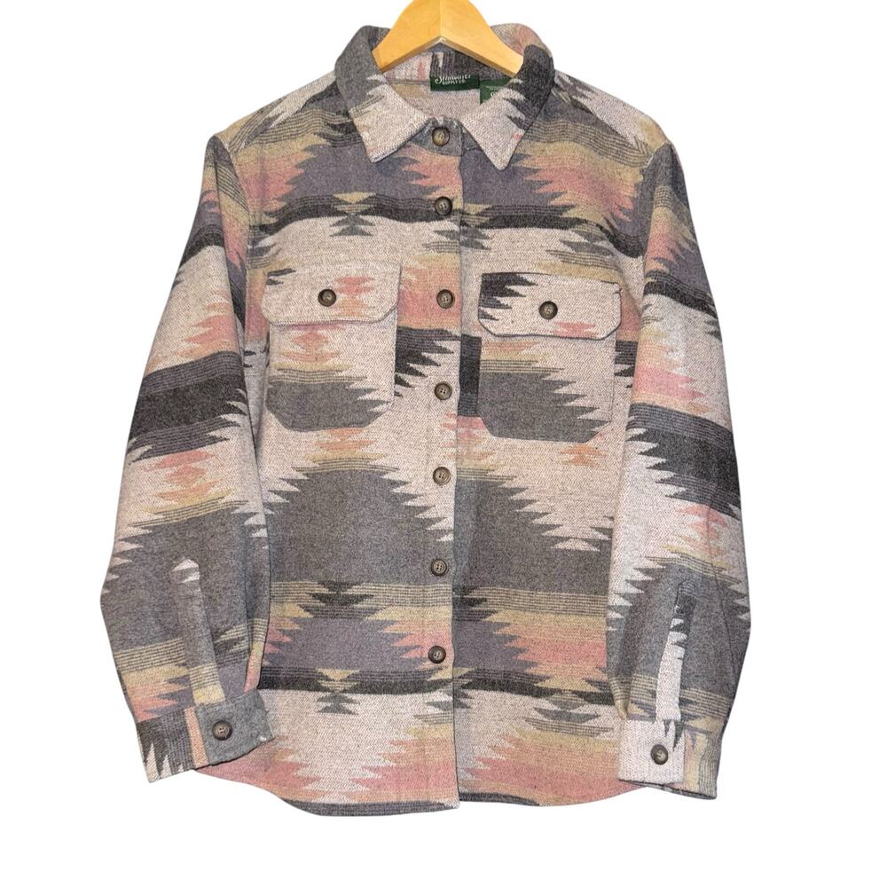 Stillwater Supply Southwestern Shacket Jacket Women's XL‎ Aztec Boho Western